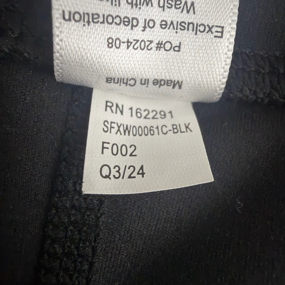SweetFlexx Women's Capri Resistance Leggings No Pocket Size 18 Black High Waist - Picture 8 of 9